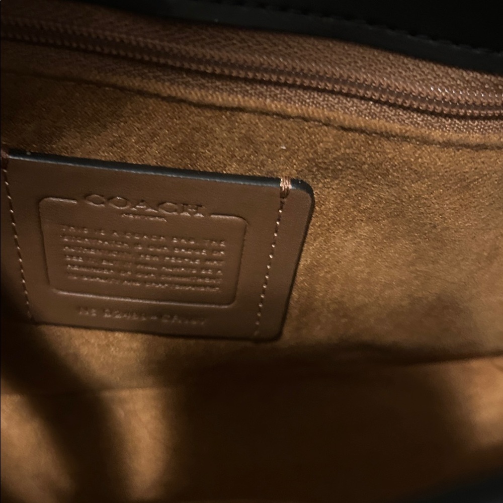 Coach Eliza Elegant Black Shoulder Bag - Picture 7 of 9